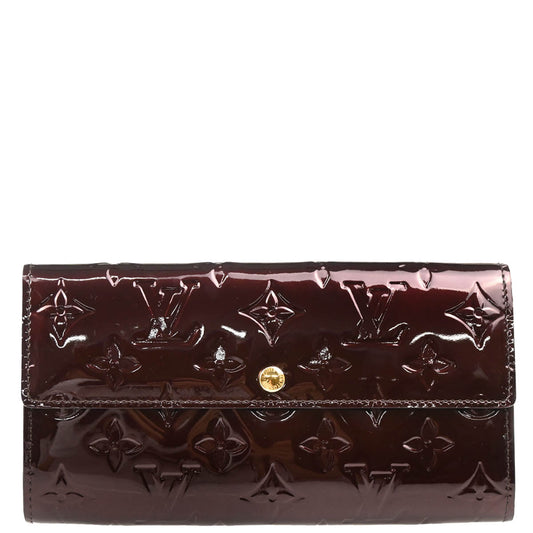 Louis Vuitton 2012 Purple Vernis Portefeuille Sarah Wallet M93524