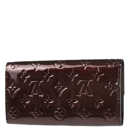 Louis Vuitton 2012 Purple Vernis Portefeuille Sarah Wallet M93524