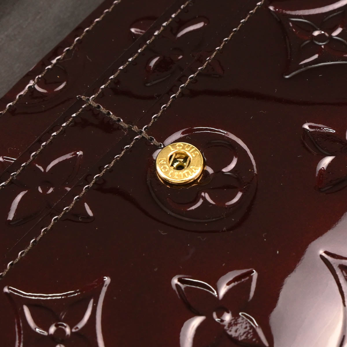 Louis Vuitton 2012 Purple Vernis Portefeuille Sarah Wallet M93524