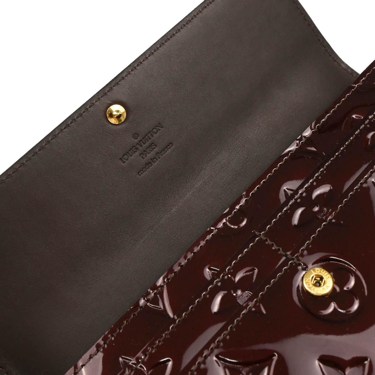 Louis Vuitton 2012 Purple Vernis Portefeuille Sarah Wallet M93524