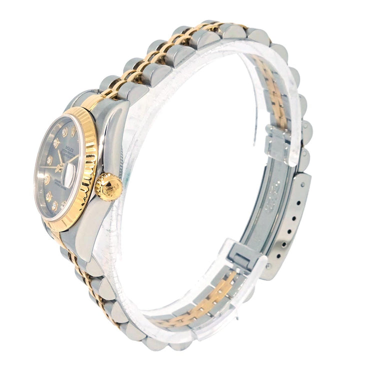 Rolex Oyster Perpetual Datejust 26mm Ref.79173 Watch 18KYG SS Diamond