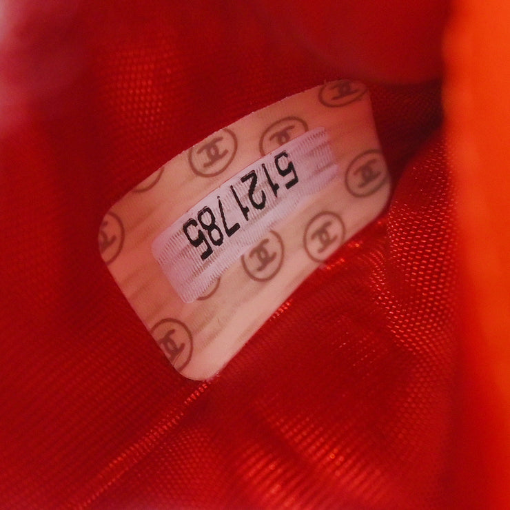 Chanel 1997-1999 Red Caviar Coin Purse Wallet