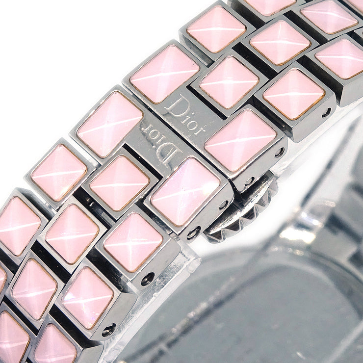 Christian Dior CD113110 Crystal Quartz Watch SS Diamond