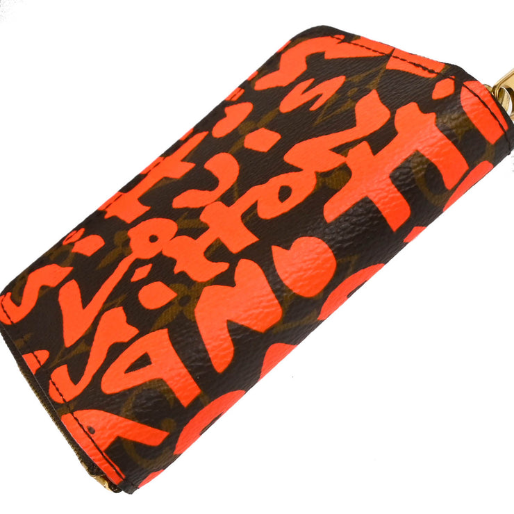 Louis Vuitton 2008 Monogram Graffiti Zippy Coin Purse Wallet M93708