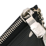 Louis Vuitton 2009 Black Epi Pochette Cles Coin Purse M63802