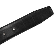 Hermes Brown Black Box Calf Courchevel Belt #70 Small Good
