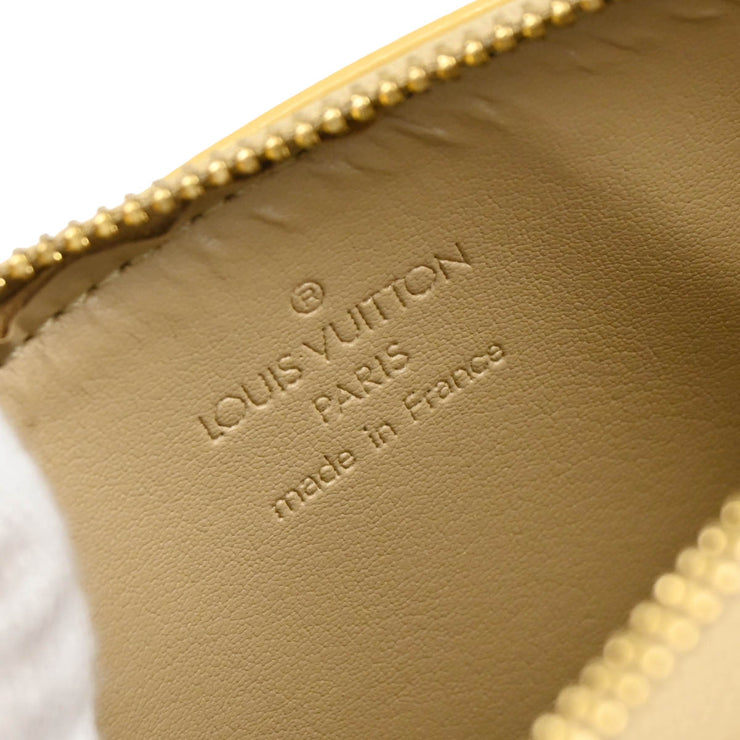 Louis Vuitton 2002 Beige Vernis Flower Lexington Handbag M92246