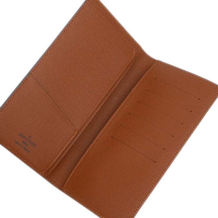 Louis Vuitton 2002 Monogram Porte Valeurs Cartes Credit Wallet M61823