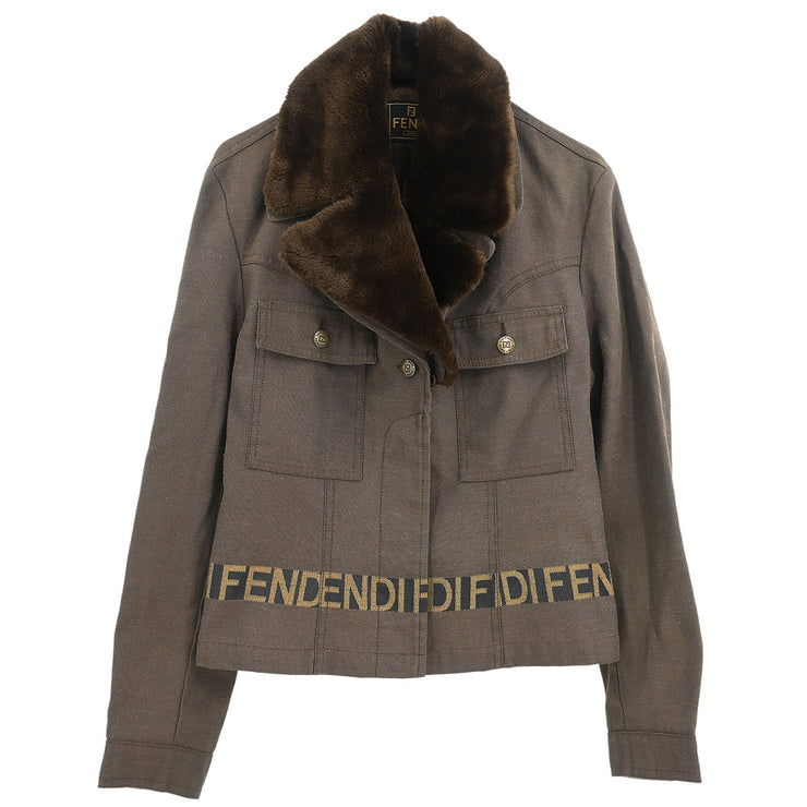 Fendi Jacket Brown