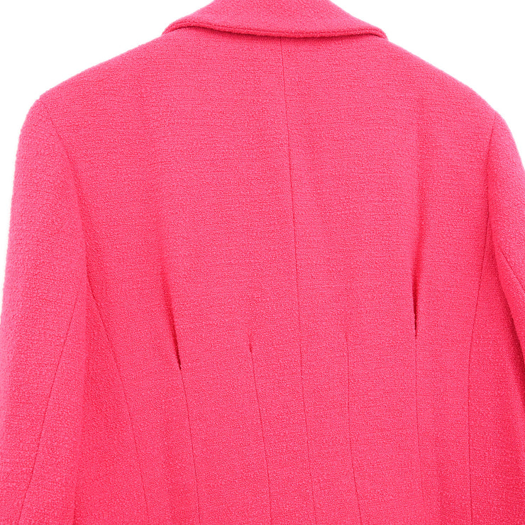Chanel 1994 Single Breasted Jacket Pink #40