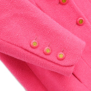 Chanel 1994 Single Breasted Jacket Pink #40