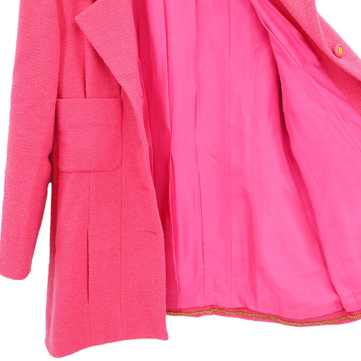 Chanel 1994 Single Breasted Jacket Pink #40