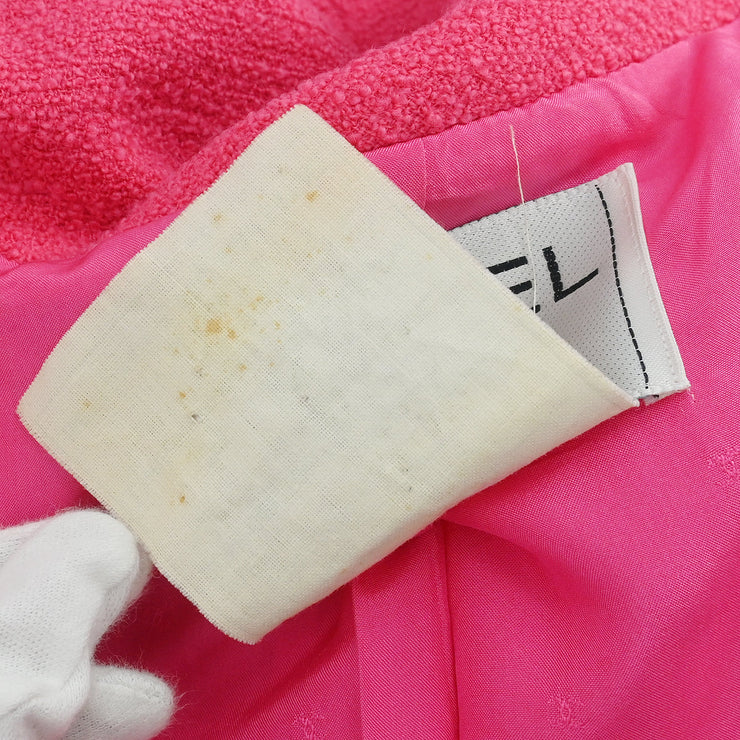 Chanel 1994 Single Breasted Jacket Pink #40