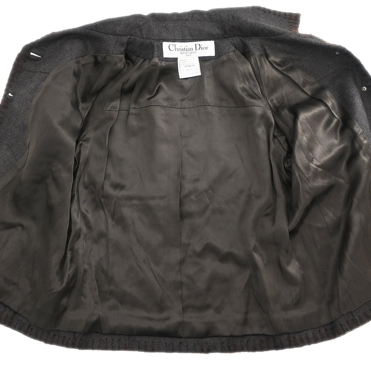 Christian Dior 2000 Single Breasted Jacket Brown #42