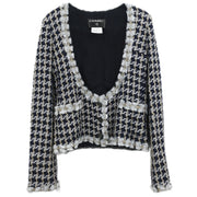 Chanel 2005 Single Breasted Jacket Navy #38