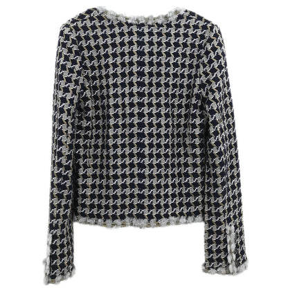 Chanel 2005 Single Breasted Jacket Navy #38