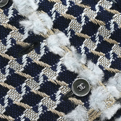Chanel 2005 Single Breasted Jacket Navy #38
