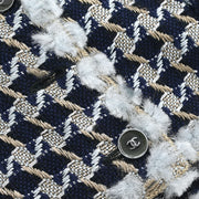 Chanel 2005 Single Breasted Jacket Navy #38