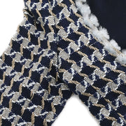 Chanel 2005 Single Breasted Jacket Navy #38