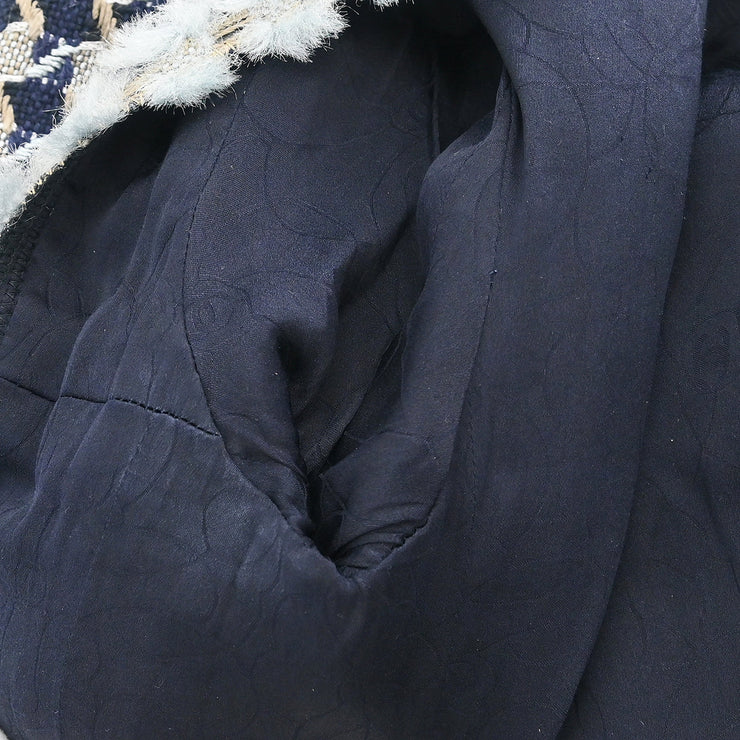 Chanel 2005 Single Breasted Jacket Navy #38