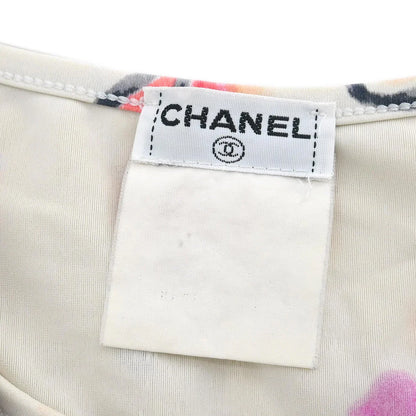 Chanel Lipstick Cropped T-shirt Top White #44