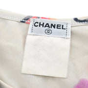 Chanel Lipstick Cropped T-shirt Top White #44