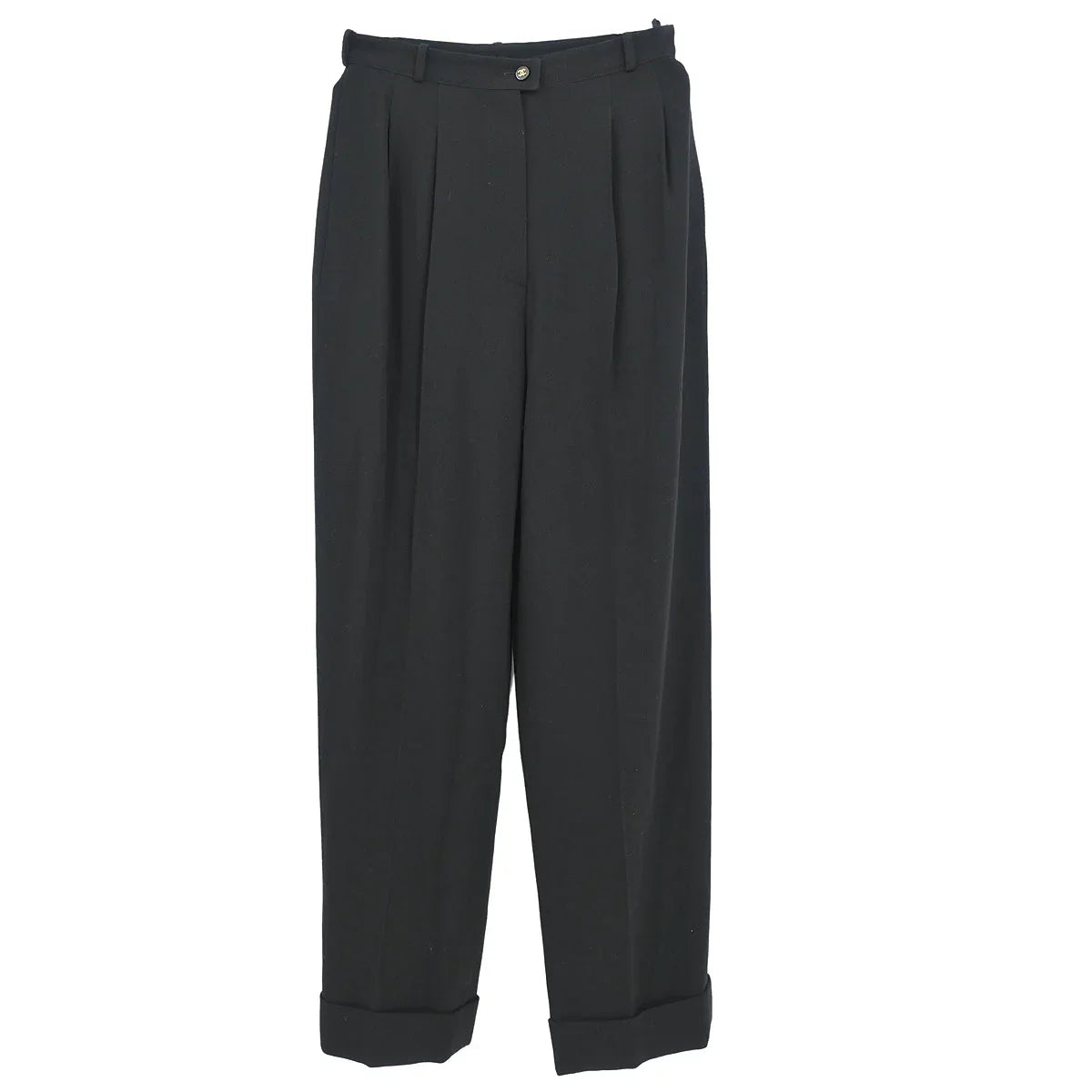 Chanel 1995 Long Pants Black #38