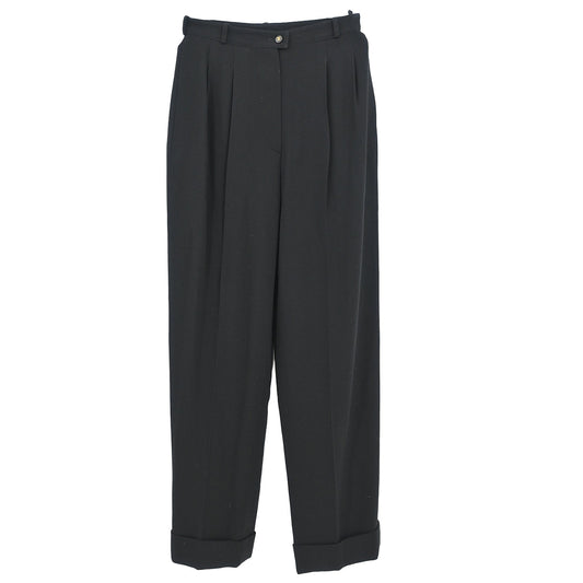 Chanel 1995 Long Pants Black #38