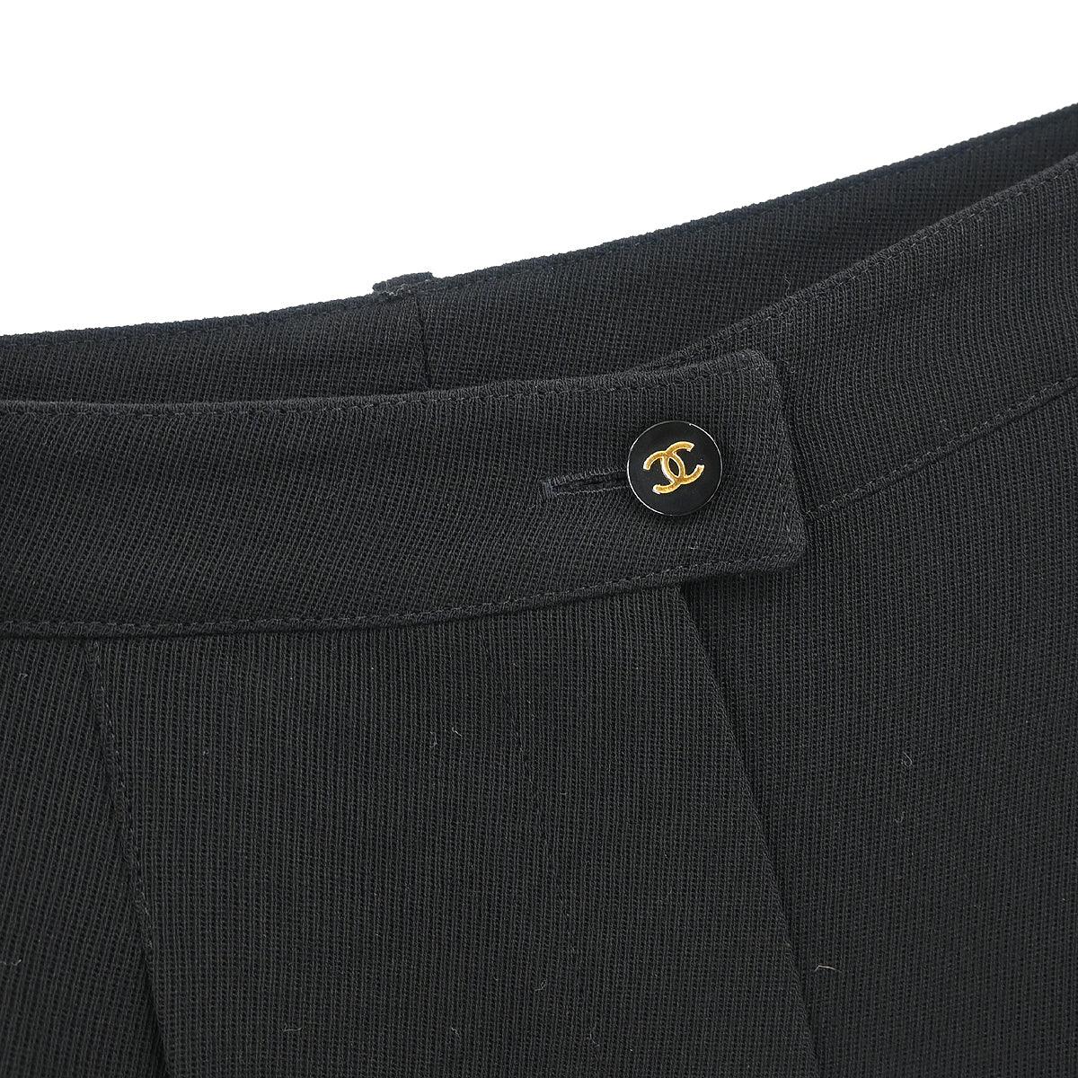 Chanel 1995 Long Pants Black #38
