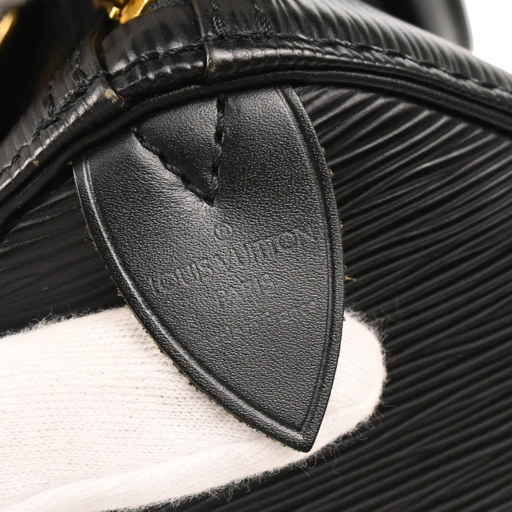 Louis Vuitton 1994 Black Epi Speedy 25 Handbag M43012
