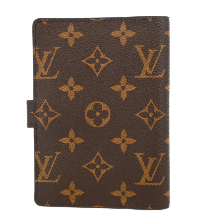 Louis Vuitton Monogram Agenda PM Notebook Cover R20005 Small Good