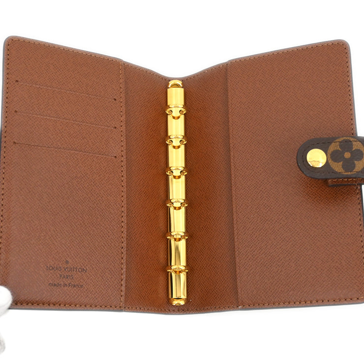 Louis Vuitton Monogram Agenda PM Notebook Cover R20005 Small Good
