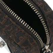 Christian Dior 2002 Brown Canvas Trotter Mini Pouch