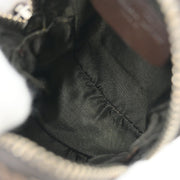 Christian Dior 2002 Brown Canvas Trotter Mini Pouch