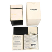 Chanel Matelasse Watch 18KYG Black