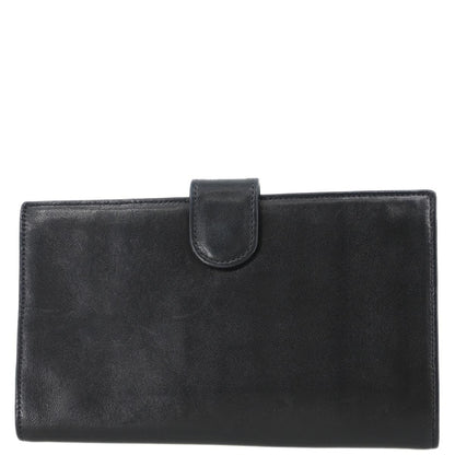 Chanel 1996-1997 Black Lambskin Long Wallet