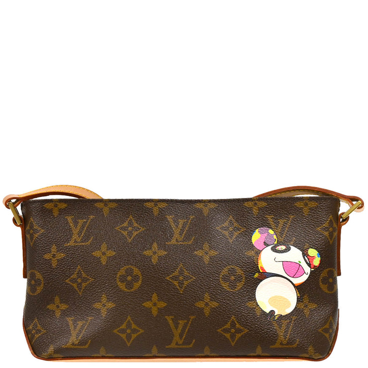 Louis Vuitton 2004 Monogram Panda Trotteur Shoulder Bag M51241