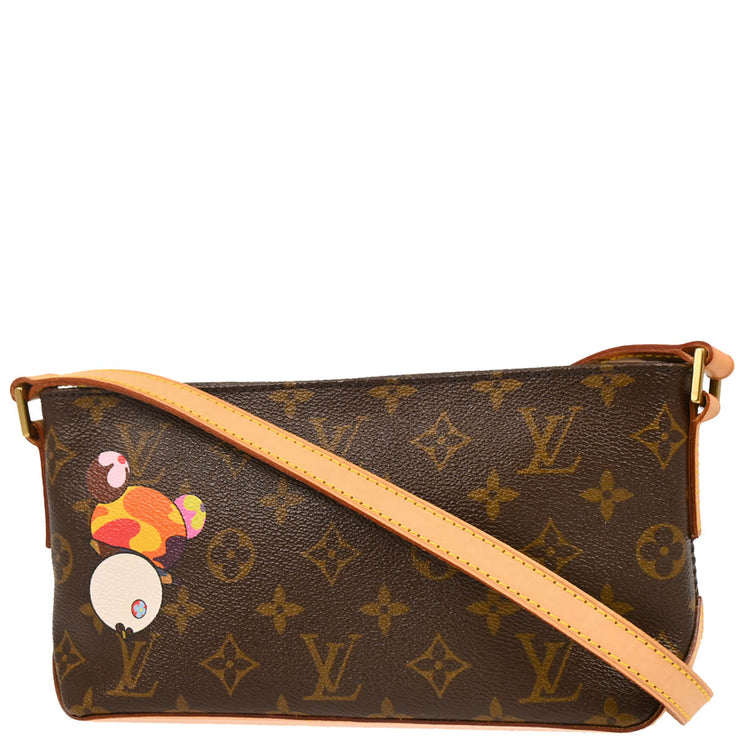 Louis Vuitton 2004 Monogram Panda Trotteur Shoulder Bag M51241