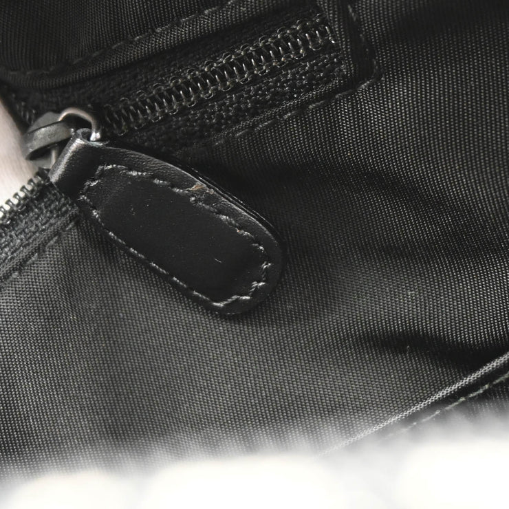Christian Dior 2002 Black Double Saddle Trotter Handbag