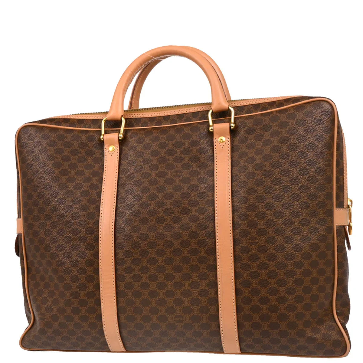 Celine Brown Macadam Business Handbag