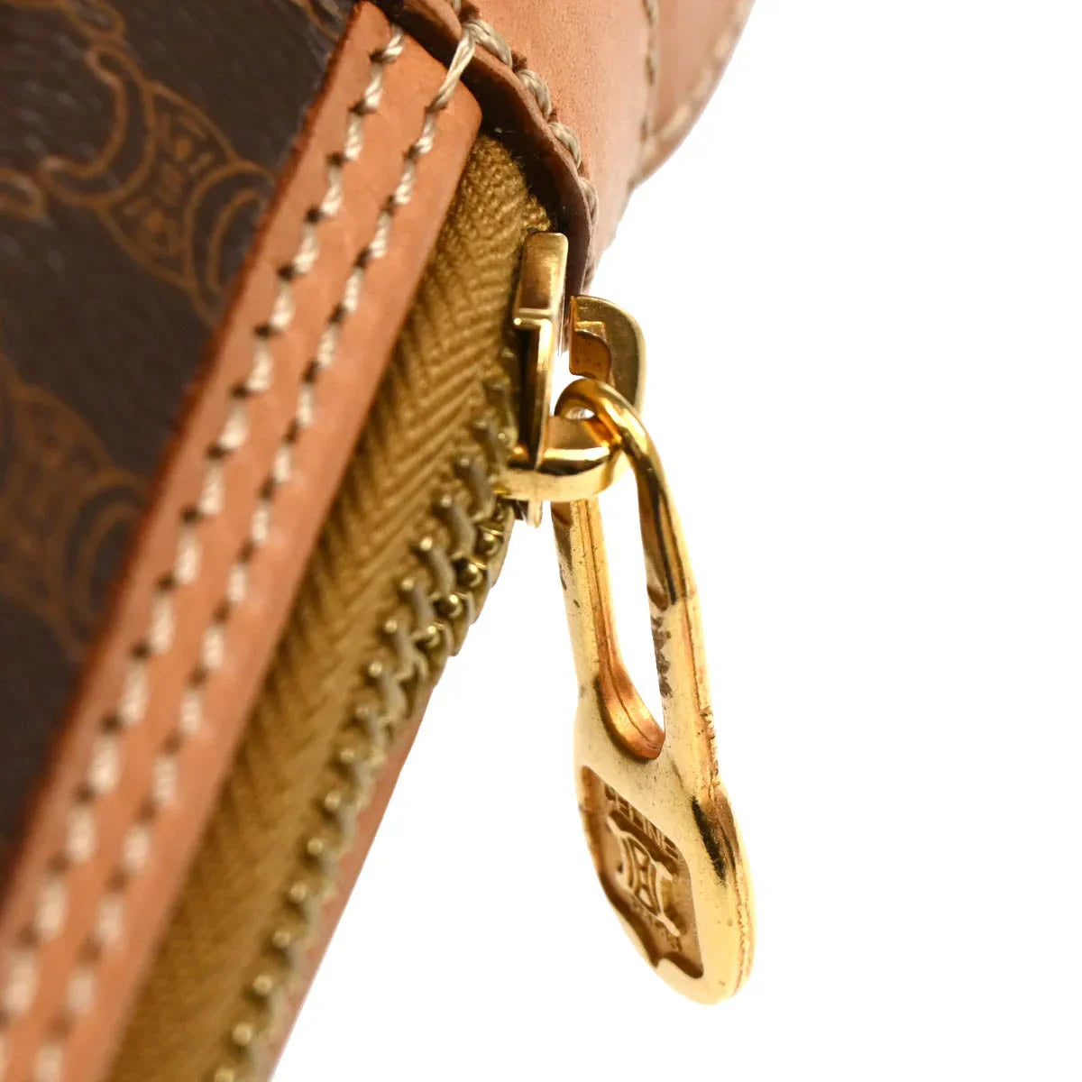 Celine Brown Macadam Business Handbag