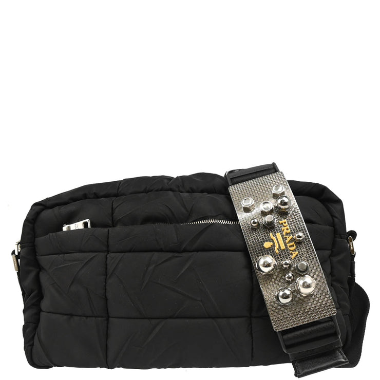 Prada Black Nylon Shoulder Bag