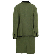 Fendi Setup Suit Jacket Skirt Green #42