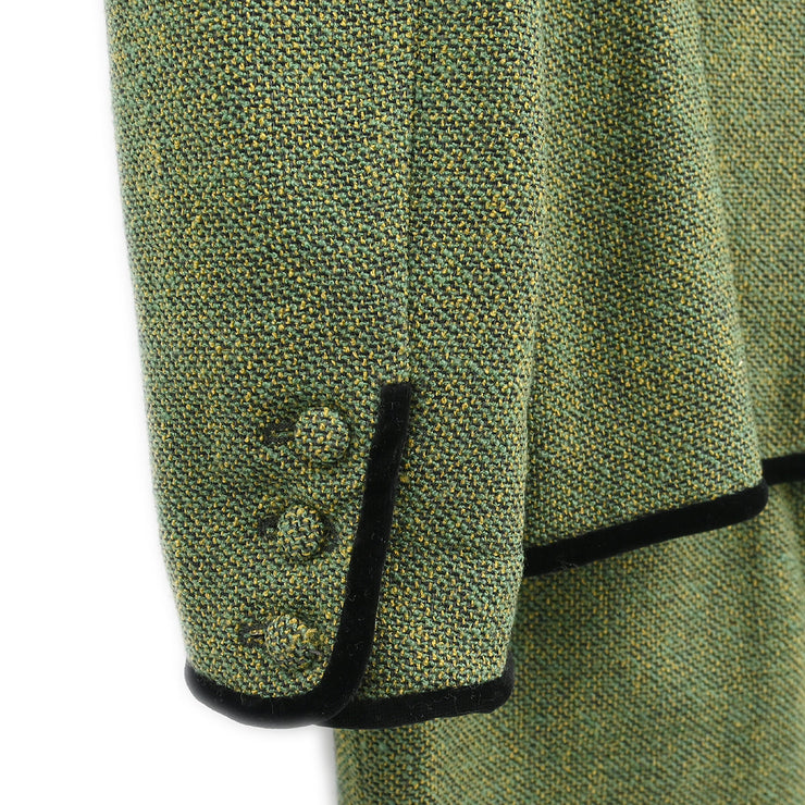 Fendi Setup Suit Jacket Skirt Green #42