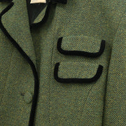 Fendi Setup Suit Jacket Skirt Green #42