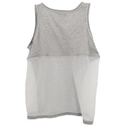 Chanel 2004 Sport Line Sleeveless Mesh Top Gray #38