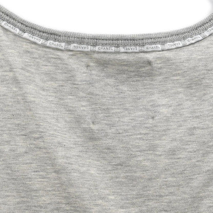 Chanel 2004 Sport Line Sleeveless Mesh Top Gray #38