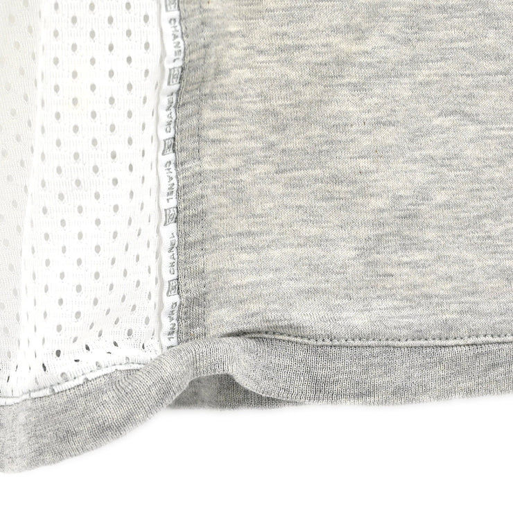 Chanel 2004 Sport Line Sleeveless Mesh Top Gray #38