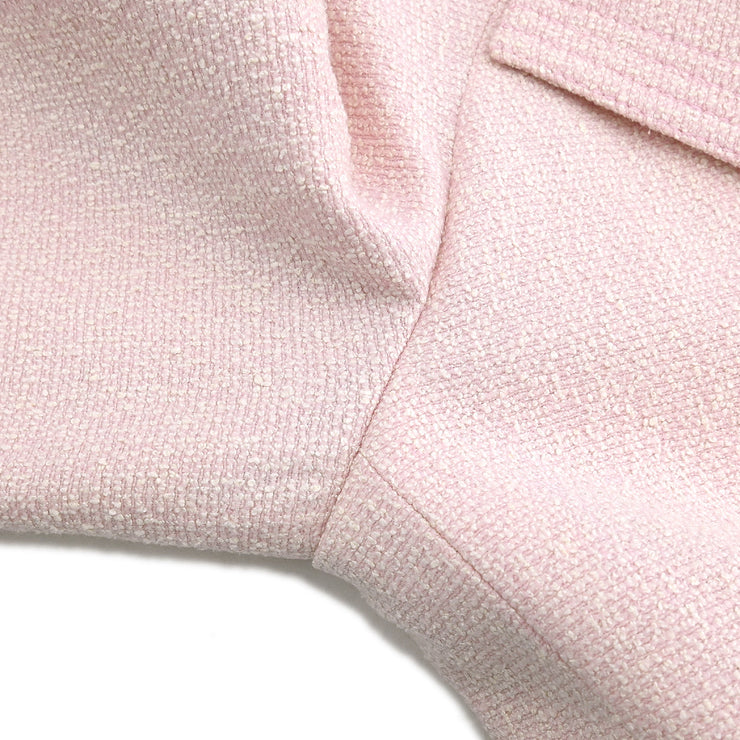 Chanel 2007 Single Breasted Jacket Pink #38