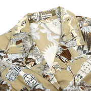 Hermes Shirt Blouse Brown #40